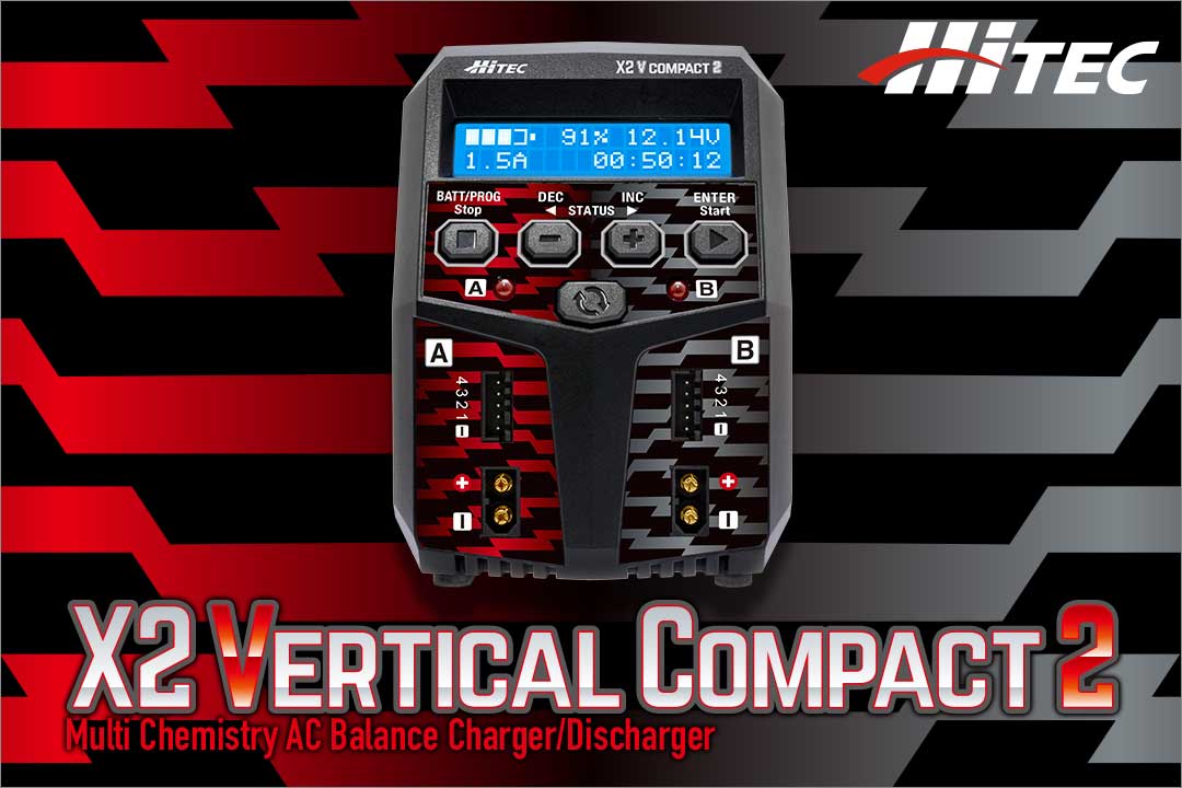 AC Balance charger X2 Vertical Compact 2［ X2 バーティカル コンパクト 2 ］