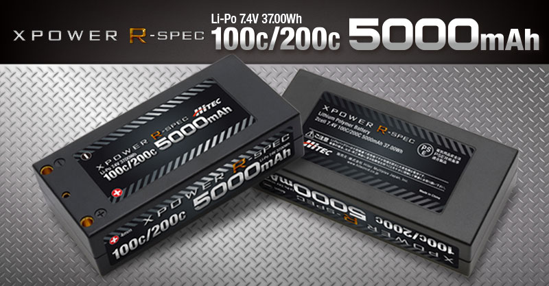 XPOWER R-SPEC 大容量 5000mAh登場！ | Hitec Multiplex Japan Inc.