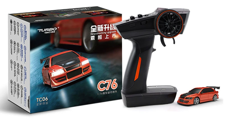 お歳暮 人気 速度20%向上で快適操作を実現！新機能満載のTURBO RACING「C76 ホビーラジコン