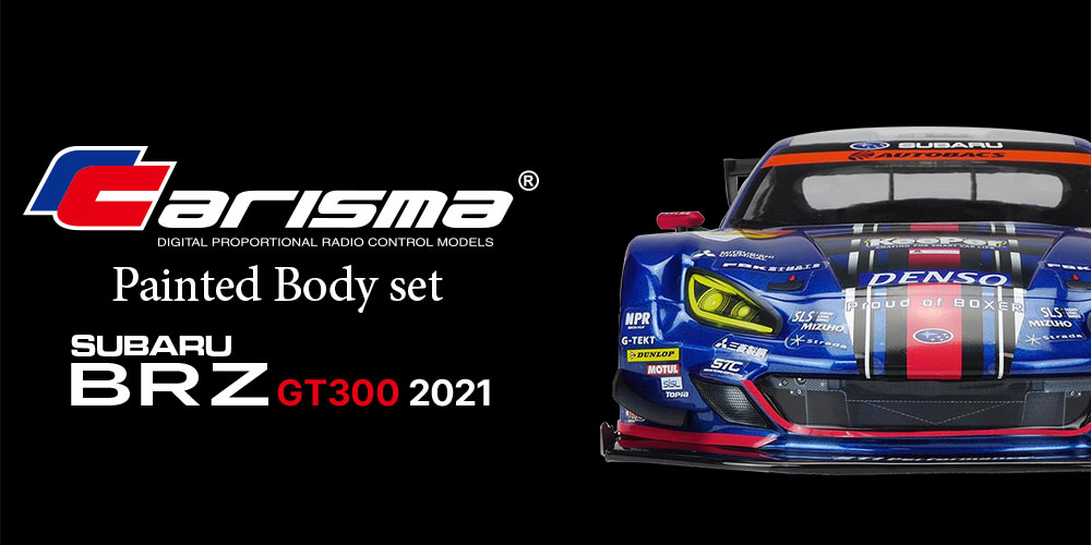 1/10 SUBARU BRZ GT300 2021 Painted Body set