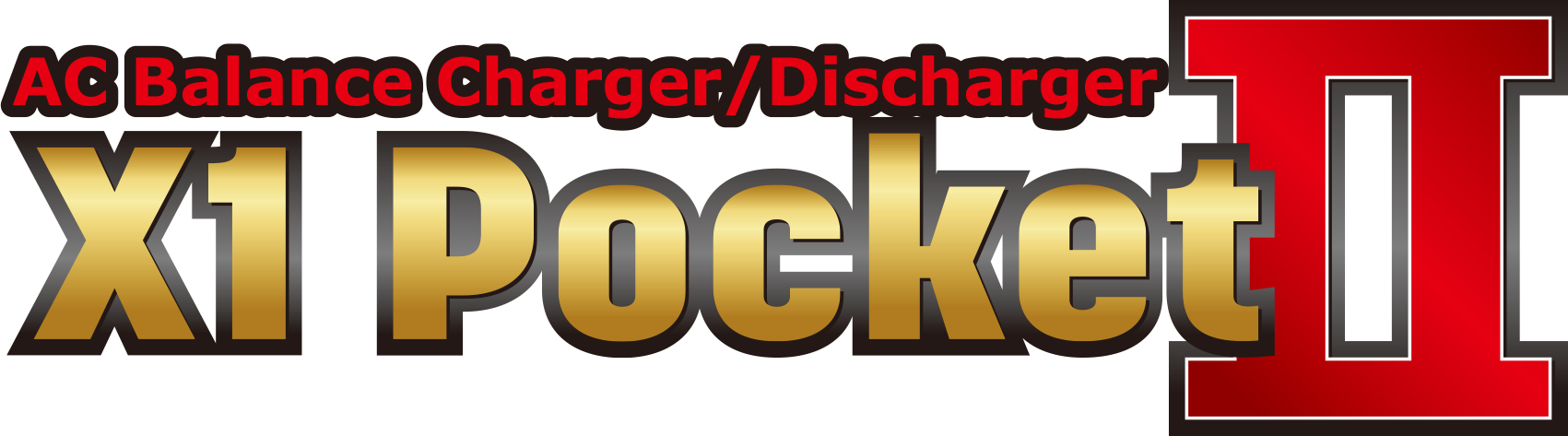 AC Balance Charger/Discharger　X1 Pocket Ⅱ［ ACバランス充・放電器　X1 ポケット Ⅱ （ブラック）］
