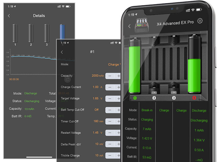 X4 Advanced EX Proスマートフォン画面