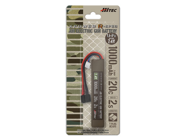 ハイテックの6000mAh XPOWER R-SPEC Li-Po 7.4V 5000mAh 100C/200C | Hitec Multiplex