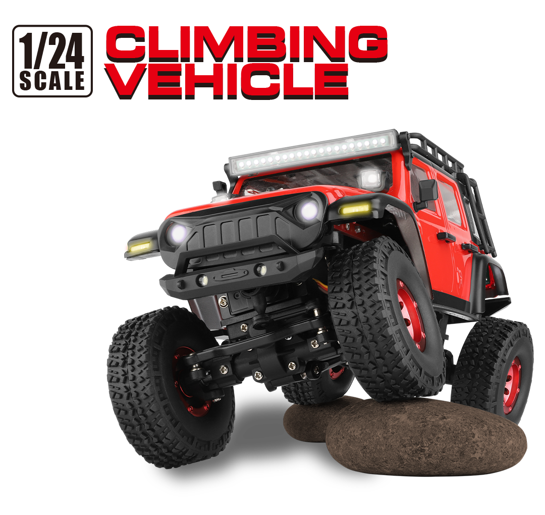 1/24 Scale 4WD Mini Rock Crawler［ CLIMBING VEHICLE ］ 1/24スケール 4WD ミニロッククローラー［ クライミングビークル ］