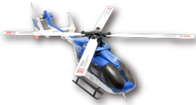 6CH ブラシレスモーター3D6Gシステムヘリコプター [K124]