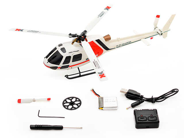 6CH ブラシレスモーター 3D6Gシステムヘリコプター [AS350 K123