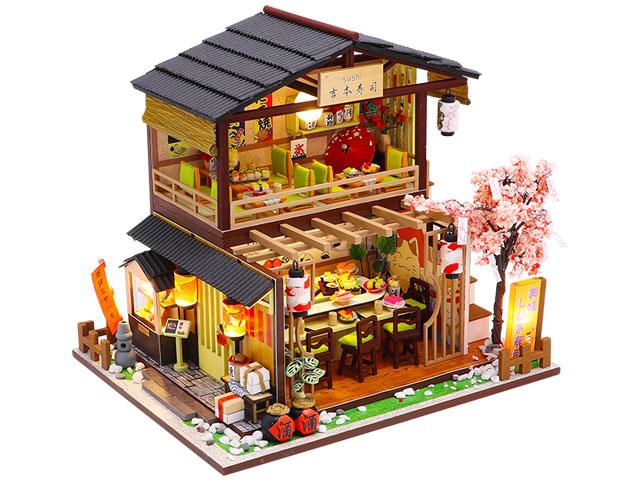 DIYミニチュアハウスキット［ すし屋 ］ | Hitec Multiplex Japan Inc.