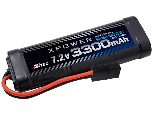 XPOWER Ni-MH 7.2V 3300mAh タミヤタイプコネクター | Hitec Multiplex Japan Inc.