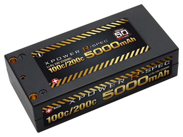 XPOWER R-SPEC Li-Po 7.4V 3800mAh 100C/200C 50周年モデル| Hitec Multiplex ...